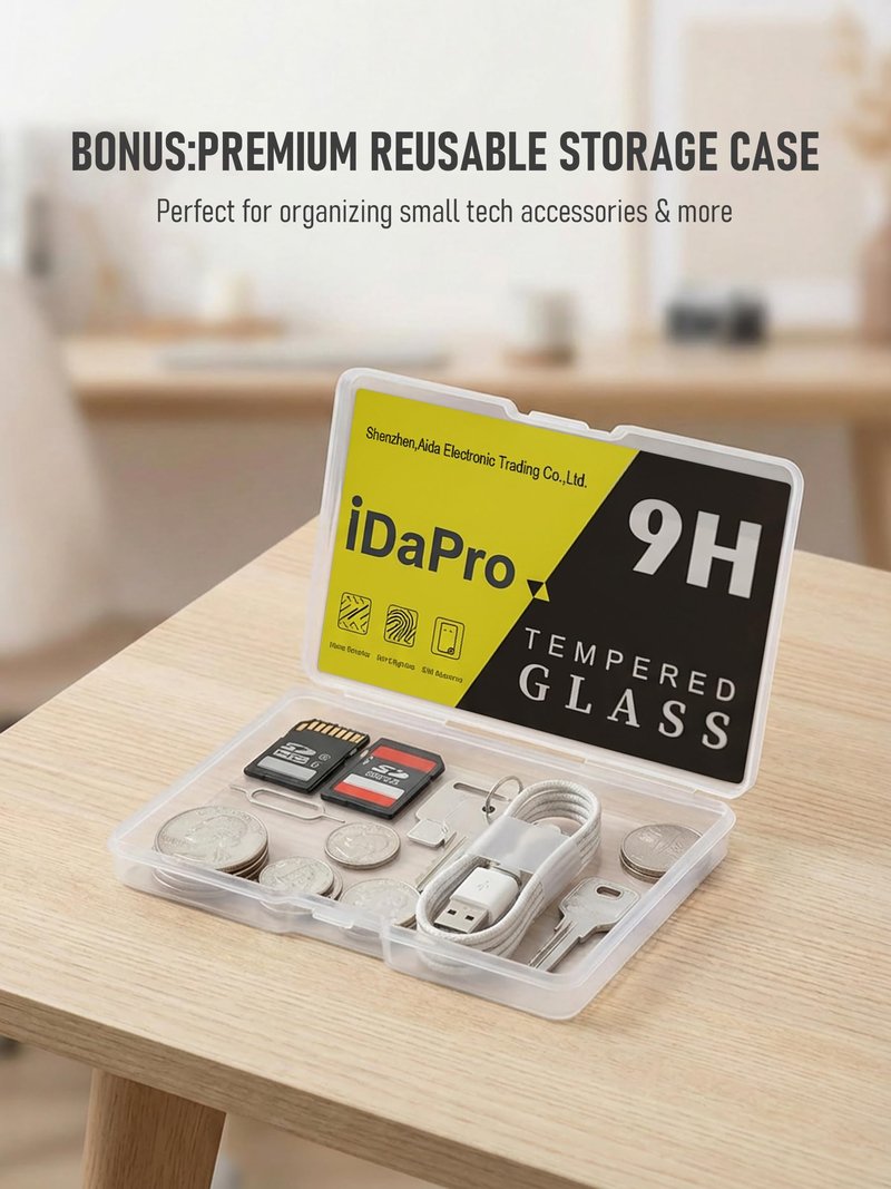 iDaPro [3Pack Clear Screen Protector Case for Garmin Forerunner 570 47mm,Full Protective Cover with Built-in 9H Tempered Glass &4 Silicone Dust Plugs,Hard PC Shell,Complete Protection for Running,Gym