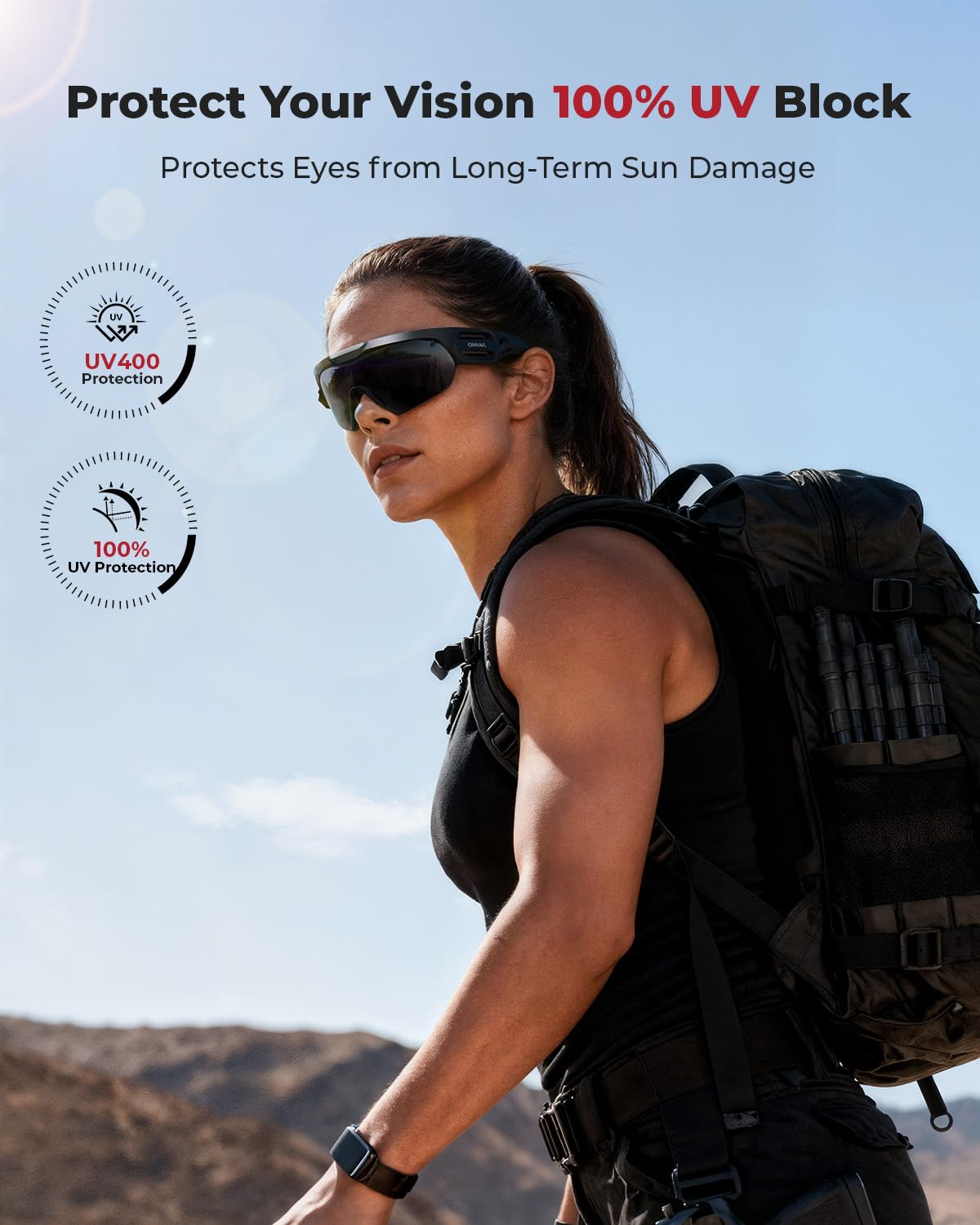ONNAIS Safety Glasses ANSI Z87.1+ with Earplugs NRR 32dB Gray