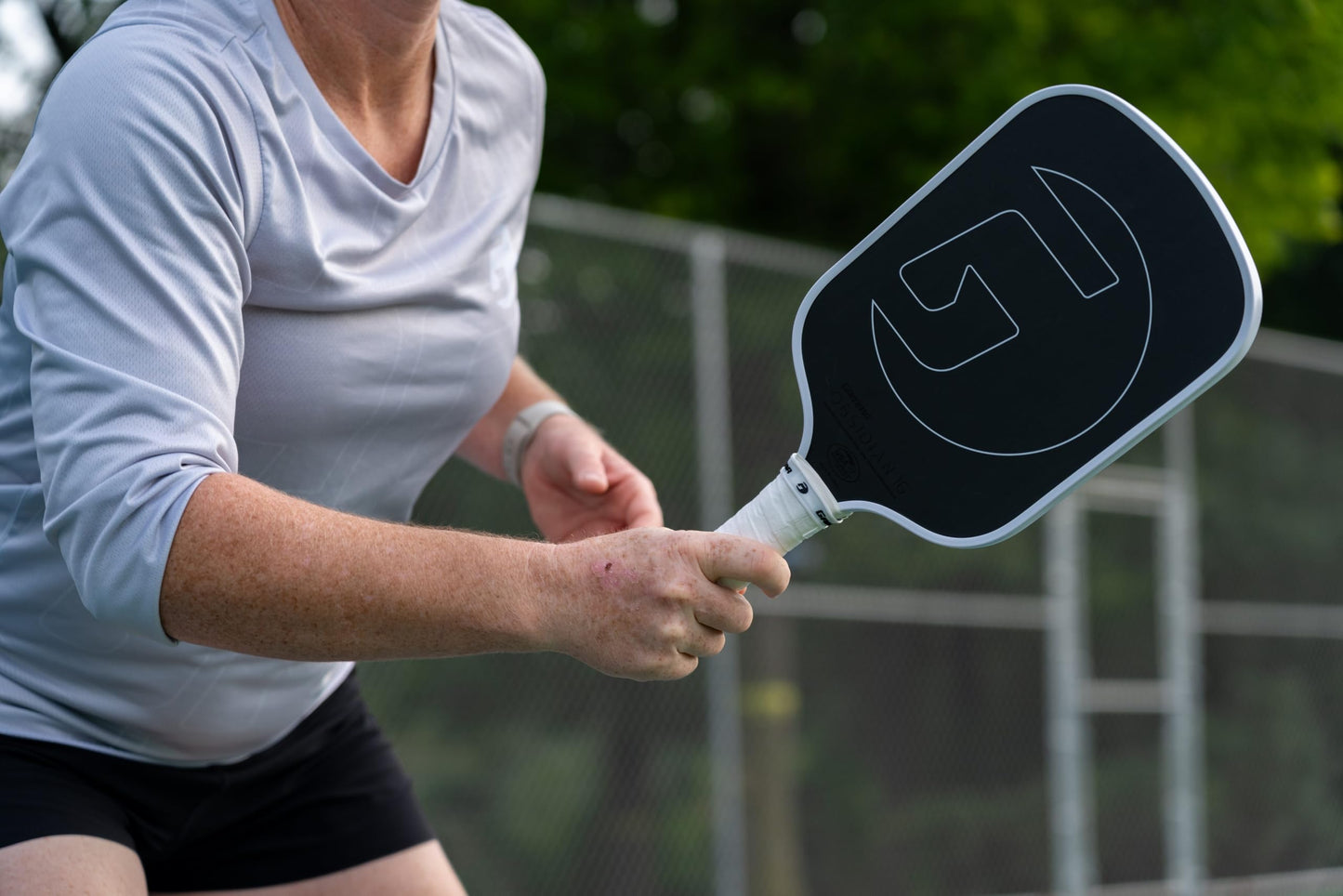 Gamma PureTac Pickleball Over Grip, Moisture-Absorbing Grip Tape for Pickleball Paddles with Maximum Tack and Traction, Premium Pickleball Equipment for Practice and Tournament Play, White