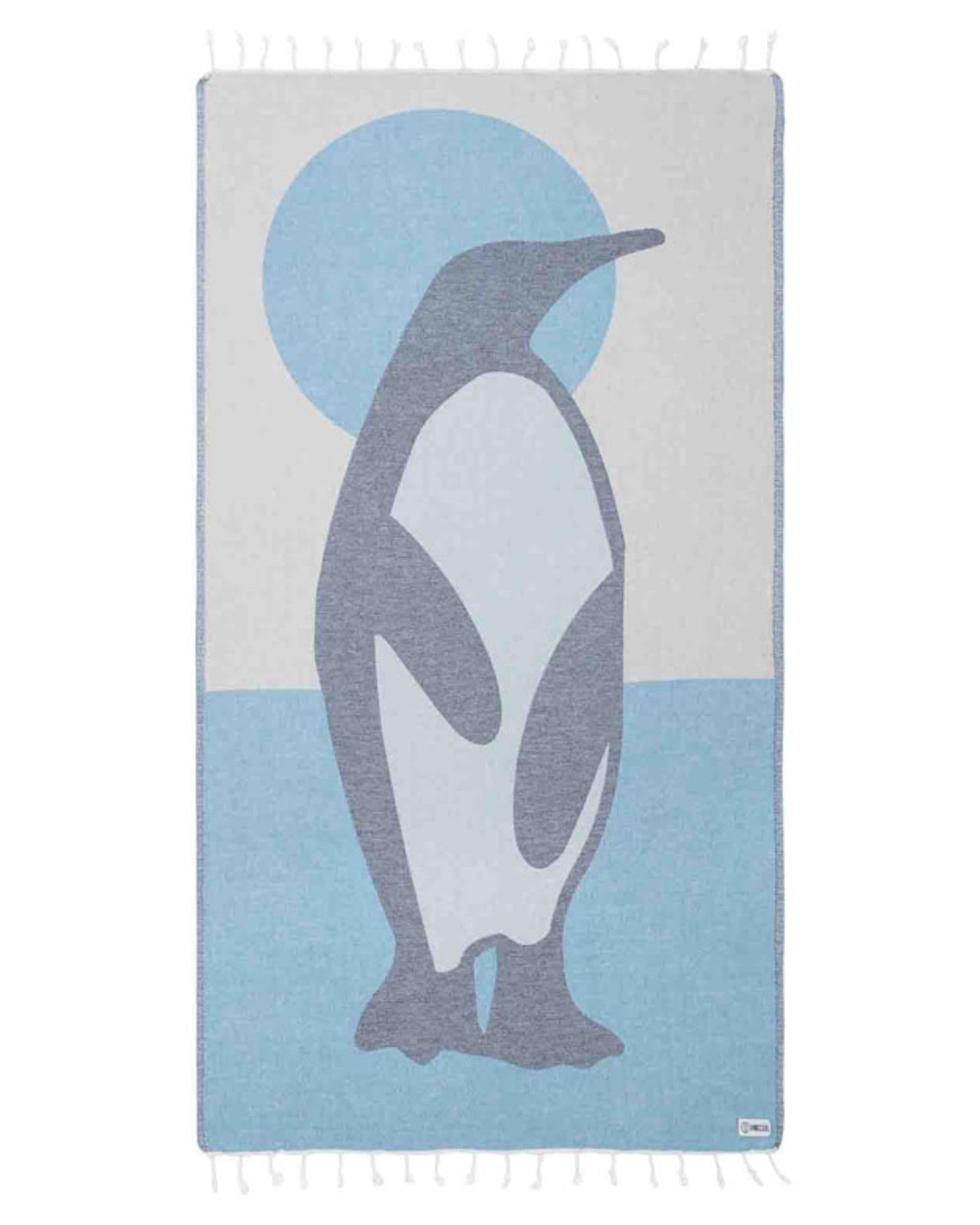 Sand Cloud Oversized Turkish Beach Towel (SoCal Dolphin) - 100% Certified Cotton Turkish Bath Towels - Sand Resistant & Quick Dry Large Beach Towel for Pool, Picnic & Travel - As Seen on Shark Tank