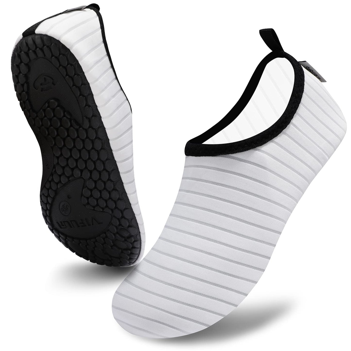 VIFUUR Water Shoes for Men Women Barefoot Quick Dry Aqua Socks Slip On