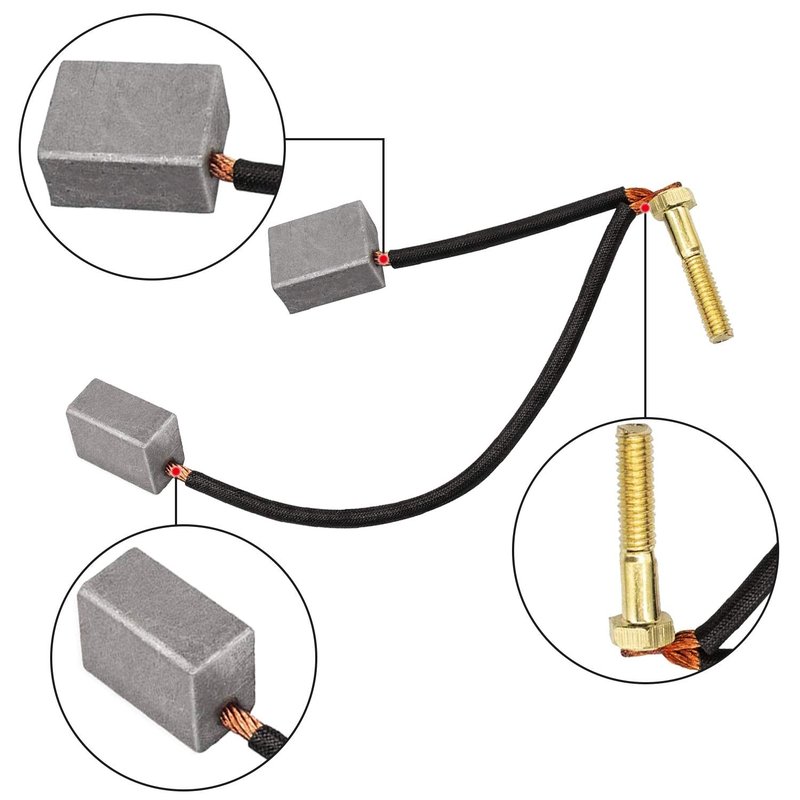 LEAPGOMAX EZGO Golf Cart ADC Motor Brushes Kit for EZGO TXT 1997-2009 Electric OEM# 73120-G25 73120G25 1021862-01