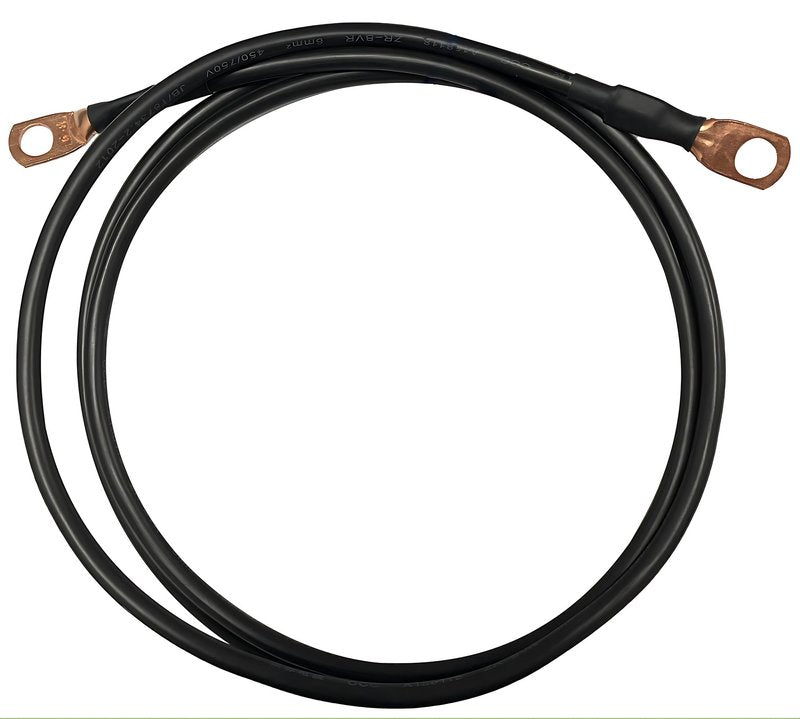 IAZBYCXO OBC Bypass Wire,to Bypass The Club Car OBC (Onboard Computer) for Charging,8 AWG 50 Amps, 5ft,Terminal Hole Diameter 8.5mm