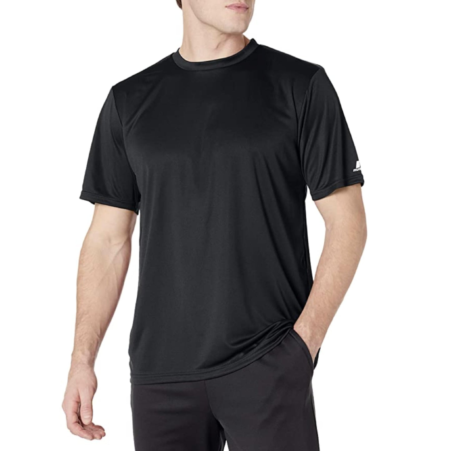 Russell Athletic Men's Short Sleeve Performance T-Shirt, Black, XX-Large