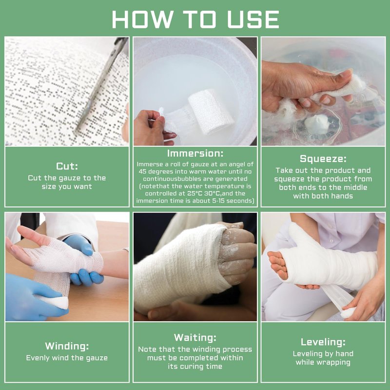 ZUQIAN 24 Pack 3”x 180” Plaster Cloth Rolls Bulk (Each Roll), Plaster Gauze Bandage for Craft, Gauze Bandage Roll for Modeling, Masks, Scenery, Belly Cast (3In x 15Ft/ 5Yd)