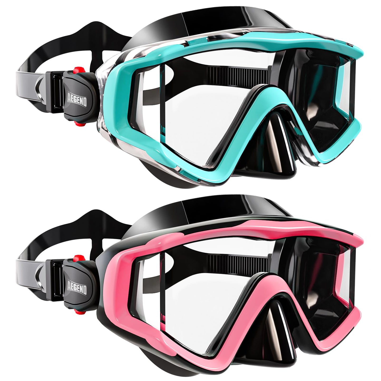 Aegend Swim Goggles for Adults Kids - 220°Wide View Anti-Fog Goggles with Mesh Bag for Indoor Outdoor Pool Beach Swimmming