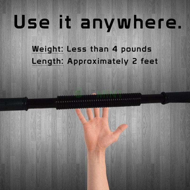 MOVEMINT Power Twister | Chest Resistance Spring Bar Exerciser (30KG/65LBS)