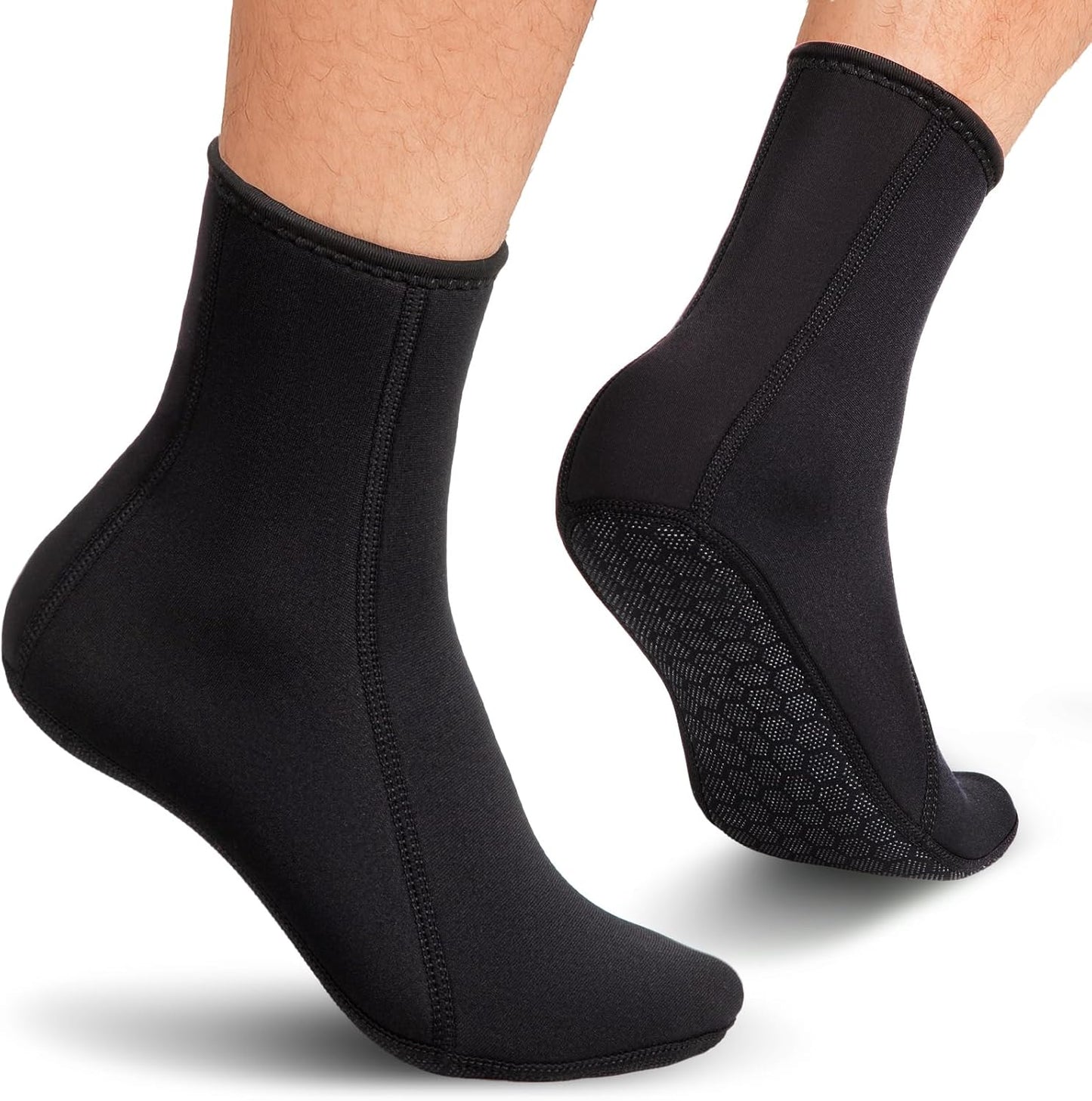 Neoprene Water Socks - 3mm Diving Socks for Outdoor Sports | Comfortable Fit