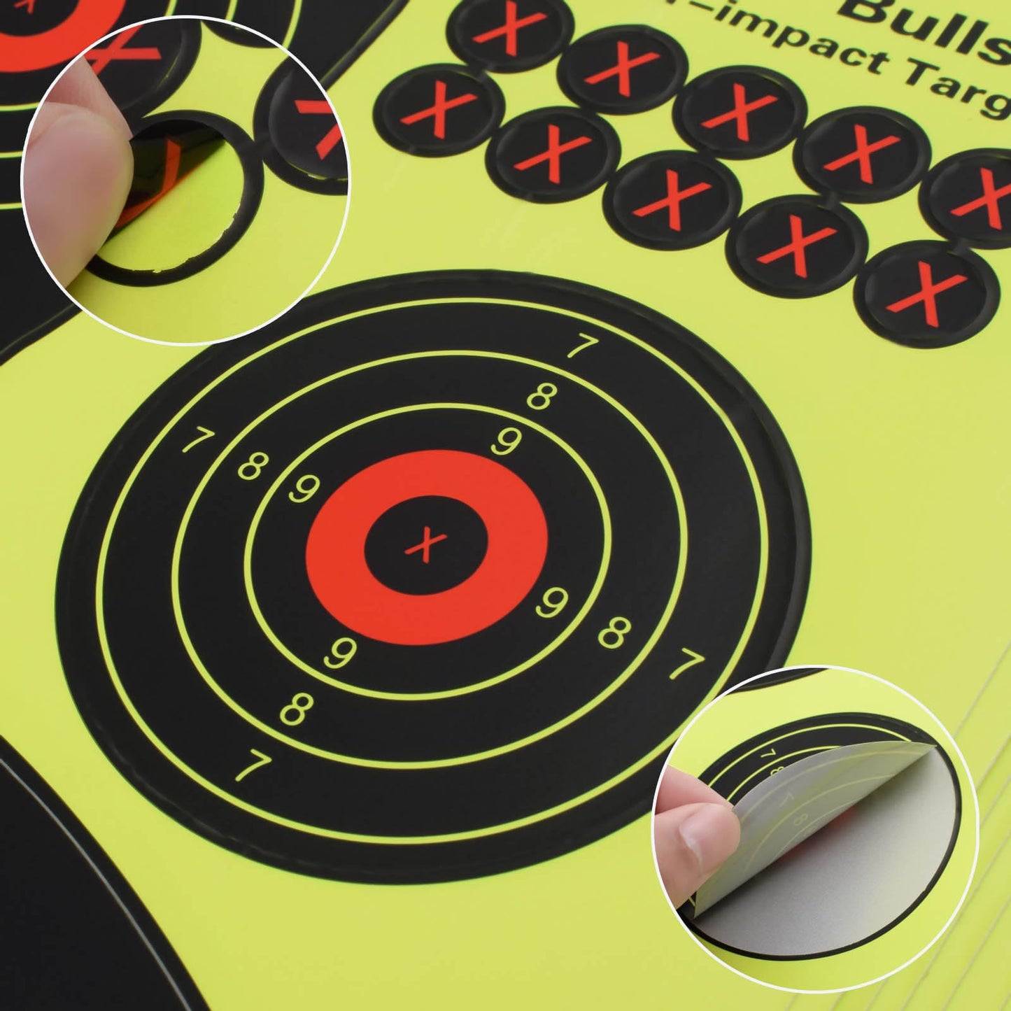 SKLK-SEL 12x18 inch Silhouette Splatter Targets -Easily See Your Shots Burst Bright When Hitting Target for BB Guns, airguns, Rifles, Indoor and Outdoor Ranges -10 Pack