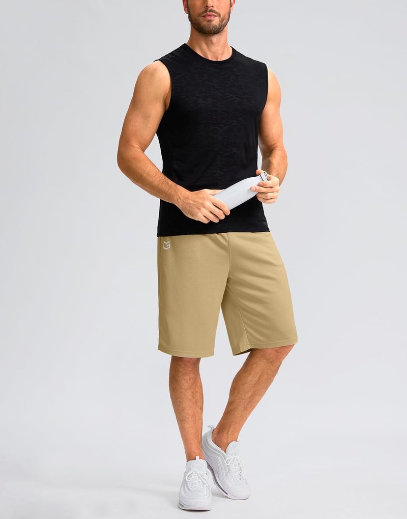 Men's Athletic Shorts - Lightweight Quick-Dry Basketball Shorts with Pockets | 9" / 11" Length