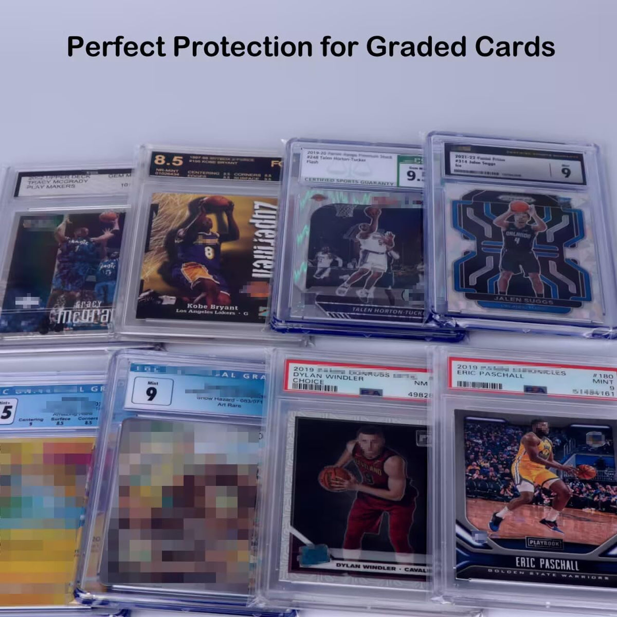 Rayvol Graded Card Sleeves for PSA Slabs, Also CSG, CGC, FGS, FCG, 300 PC