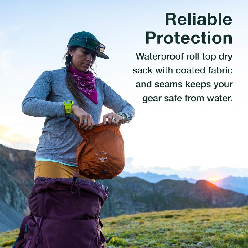 Osprey Ultralight Waterproof Dry Sack - Lightweight, Durable Storage for Hiking & Camping