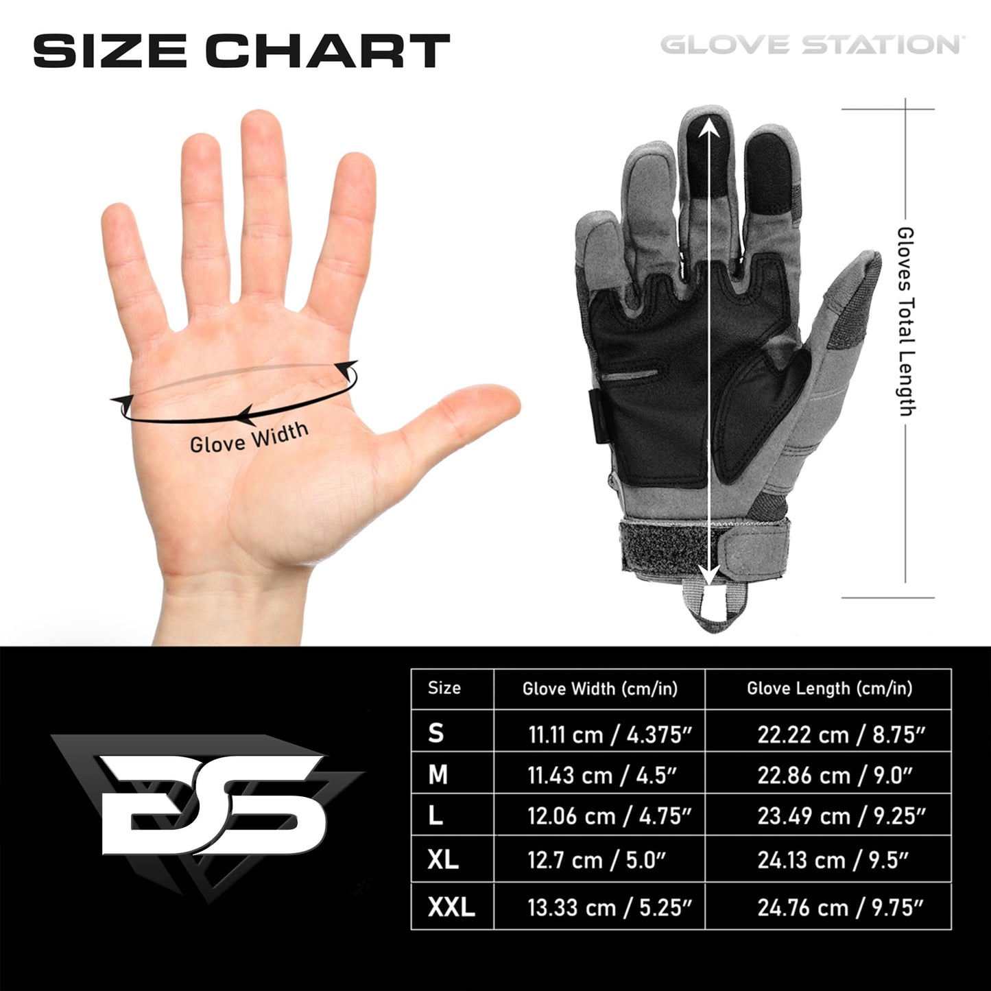 Glove Station Gloves for Men – Touchscreen Utility Gear with Hard Knuckle Protection Used in Motorcycle, Airsoft, & Outdoor Work Gray - Hard Knuckle Medium