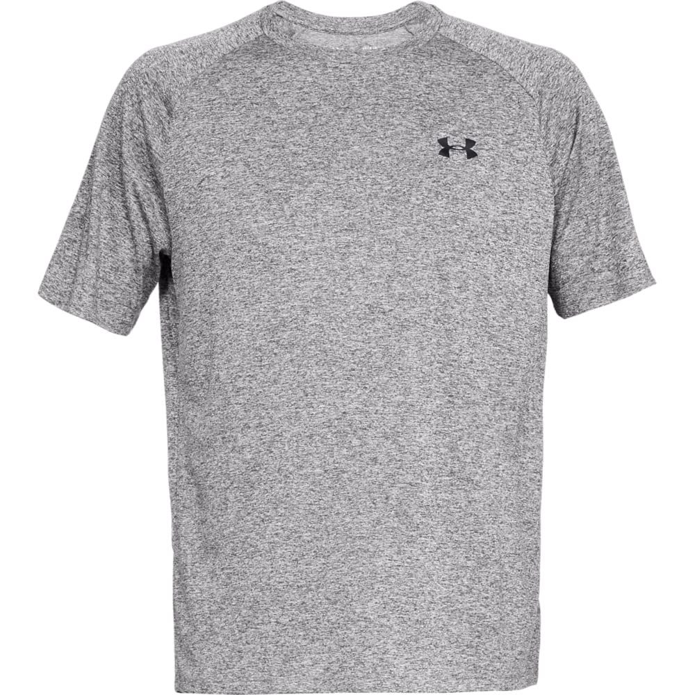 Under Armour Men's Tech 2.0 Short-Sleeve T-Shirt , Charcoal Light Heath (019)/Black, Small