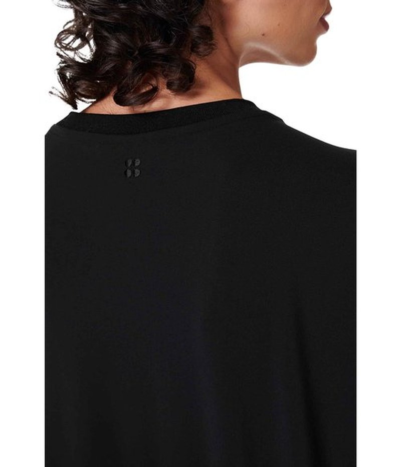 Sweaty Betty Explorer Lightweight Crewneck T-Shirt MINI Dress Black