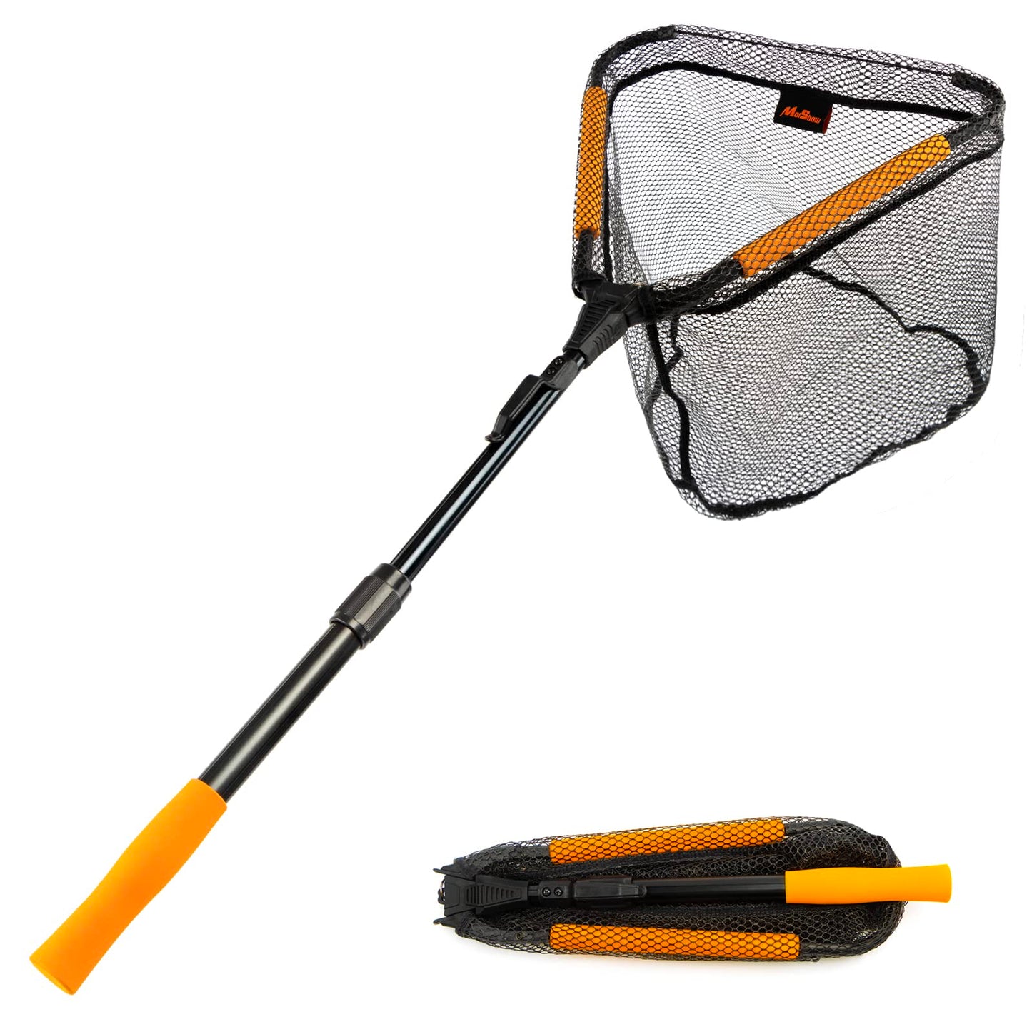MoiShow Floating Landing Net – Foldable Fishing Net for Freshwater & Saltwater – Lightweight Fly Fishing Net