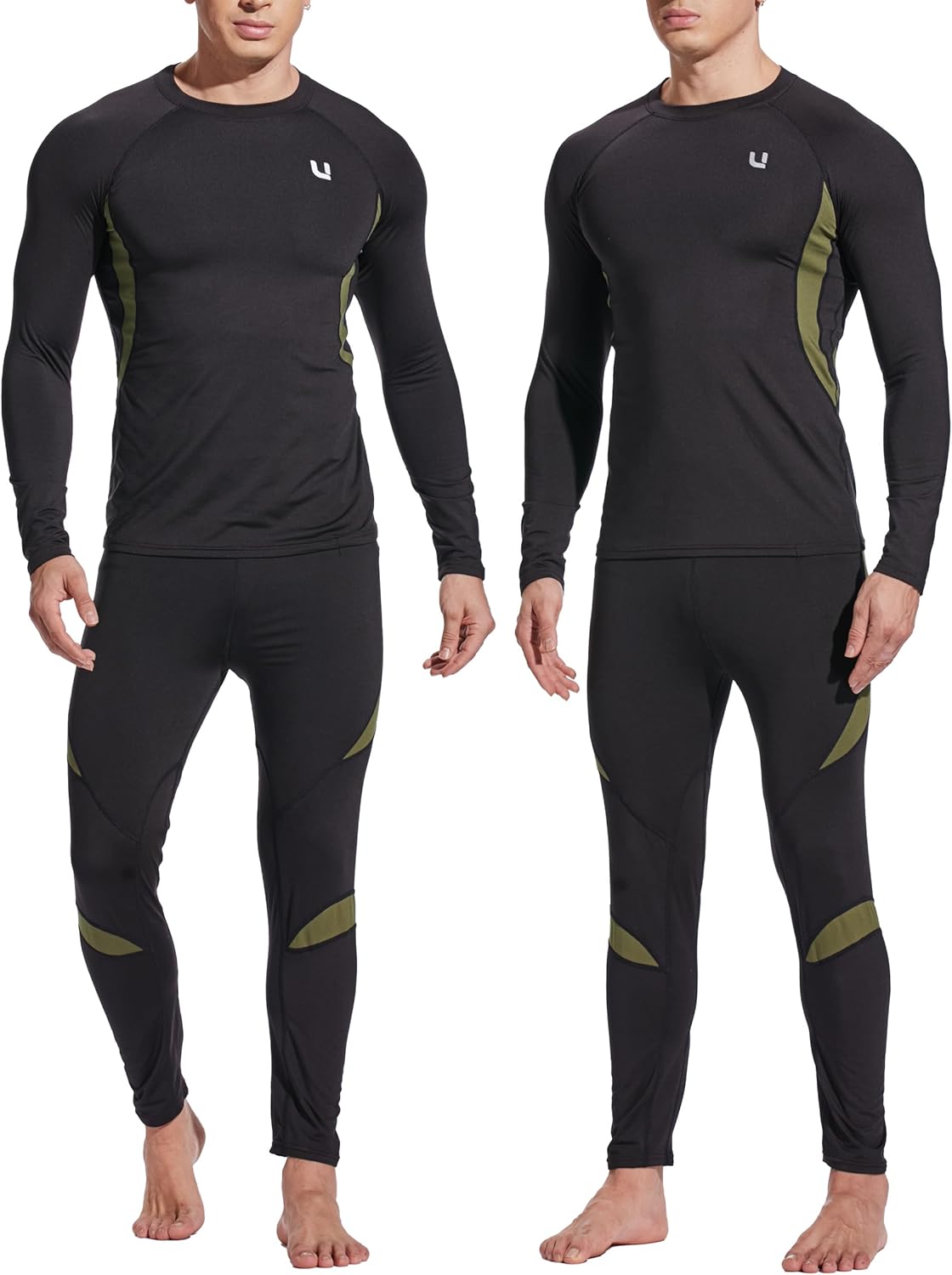 Men's Thermal Underwear Set - Quick-Drying Fleece Base Layer | Top & Long Johns
