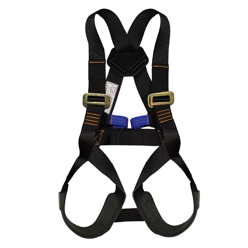 Fusion Full Body Harness Black, Warrior Kids, KH-201A-C-BLK