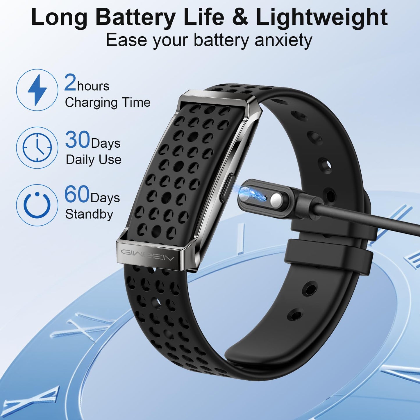 Smart Bracelet for Women and Men, Health Fitness Trackers with Heart Rate, Sleep Monitor, Blood Oxygen/Stress/Calorie/Step Tracker, Bracelet Smart Band, Health Tracker Fitness Bands,170+ Sports Modes