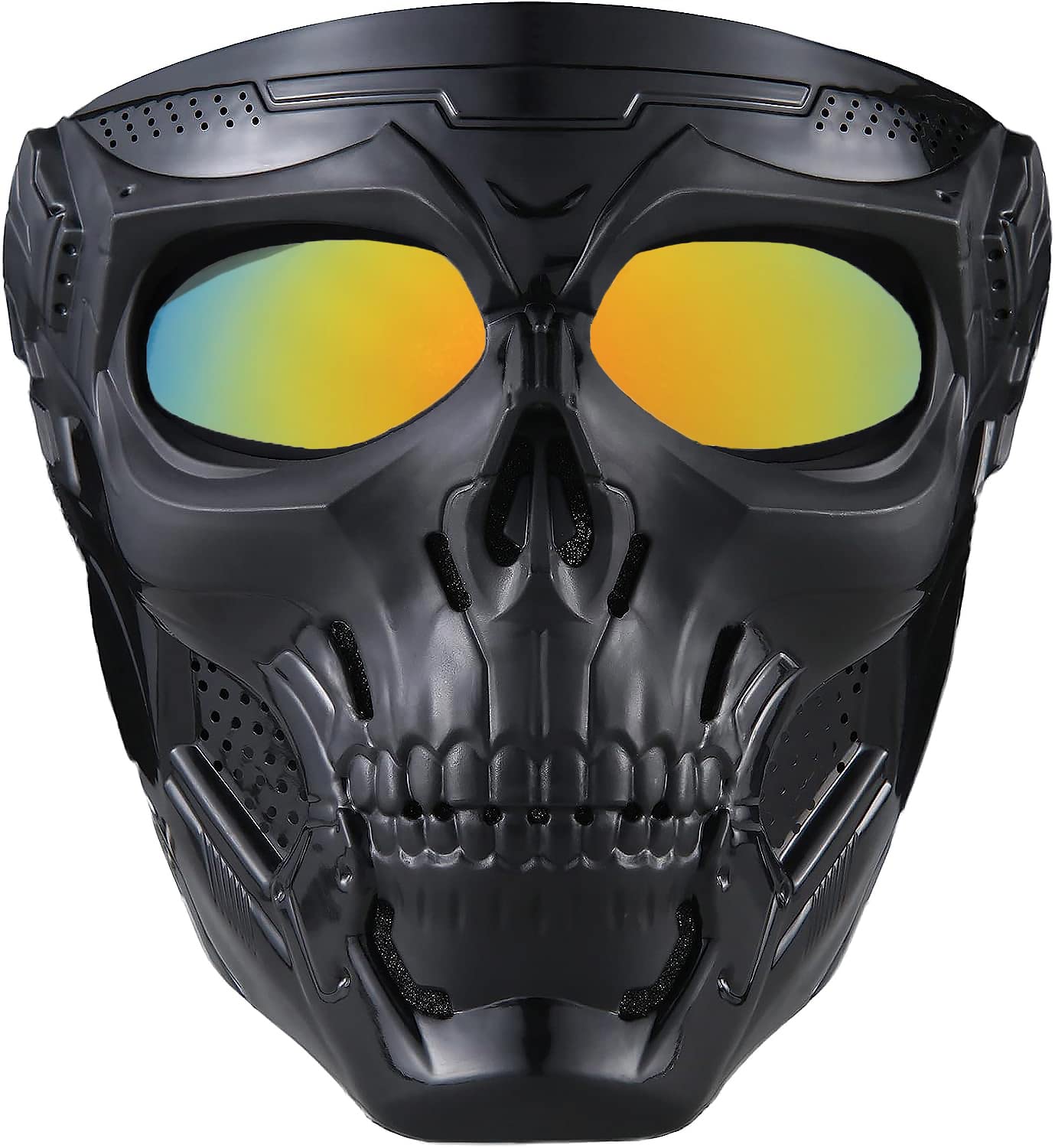 Airsoft Mask Full Face Paintball Mask, Skull Mask for Men Women,Resistant Army Fans Supplies Tactical Mask for Halloween Paintball Game Movie Props Party and Other Outdoor Activitie