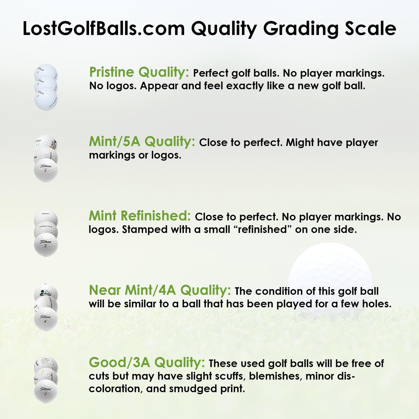 LostGolfBalls - 100 e6 Soft Golf Balls in Near Mint Condition, AAAA Quality, Recycled Used Golf Balls, Best Value Golf Balls, White