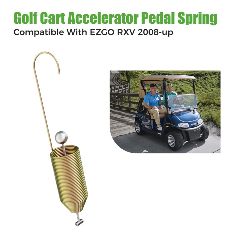10L0L Golf Cart Accelerator Pedal Return Spring Compatible with EZGO RXV Electric 2008-up Golf Cart,Throttle Return Spring Replacement OEM# 3504600-JSA2C48A-000