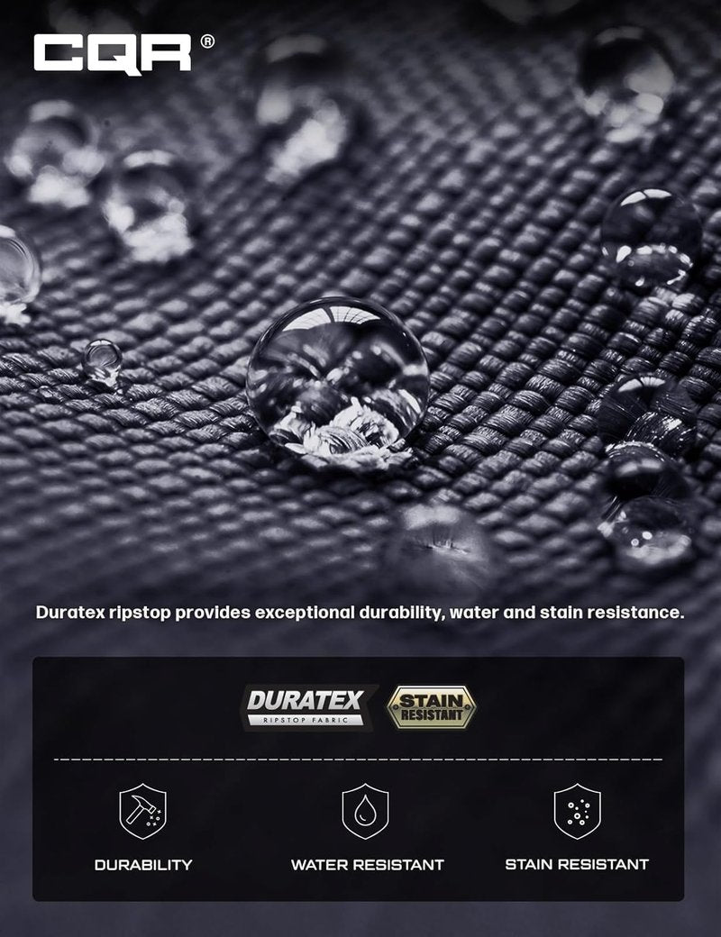 CQR Men's Tactical Pants - Water-Resistant Ripstop Cargo Design for Lightweight EDC Work & Hiking | Outdoor Apparel