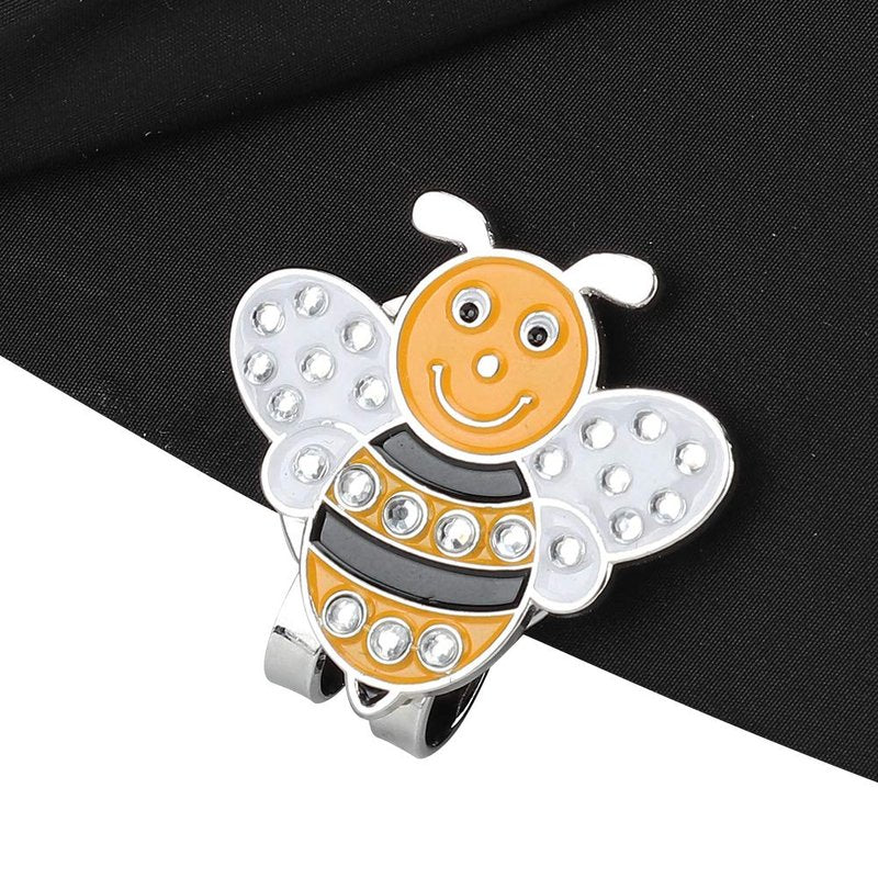 Okuyonic Golf Ball Mark, Decoration Magnetic Golf Marker for Outdoor(Orange bee)