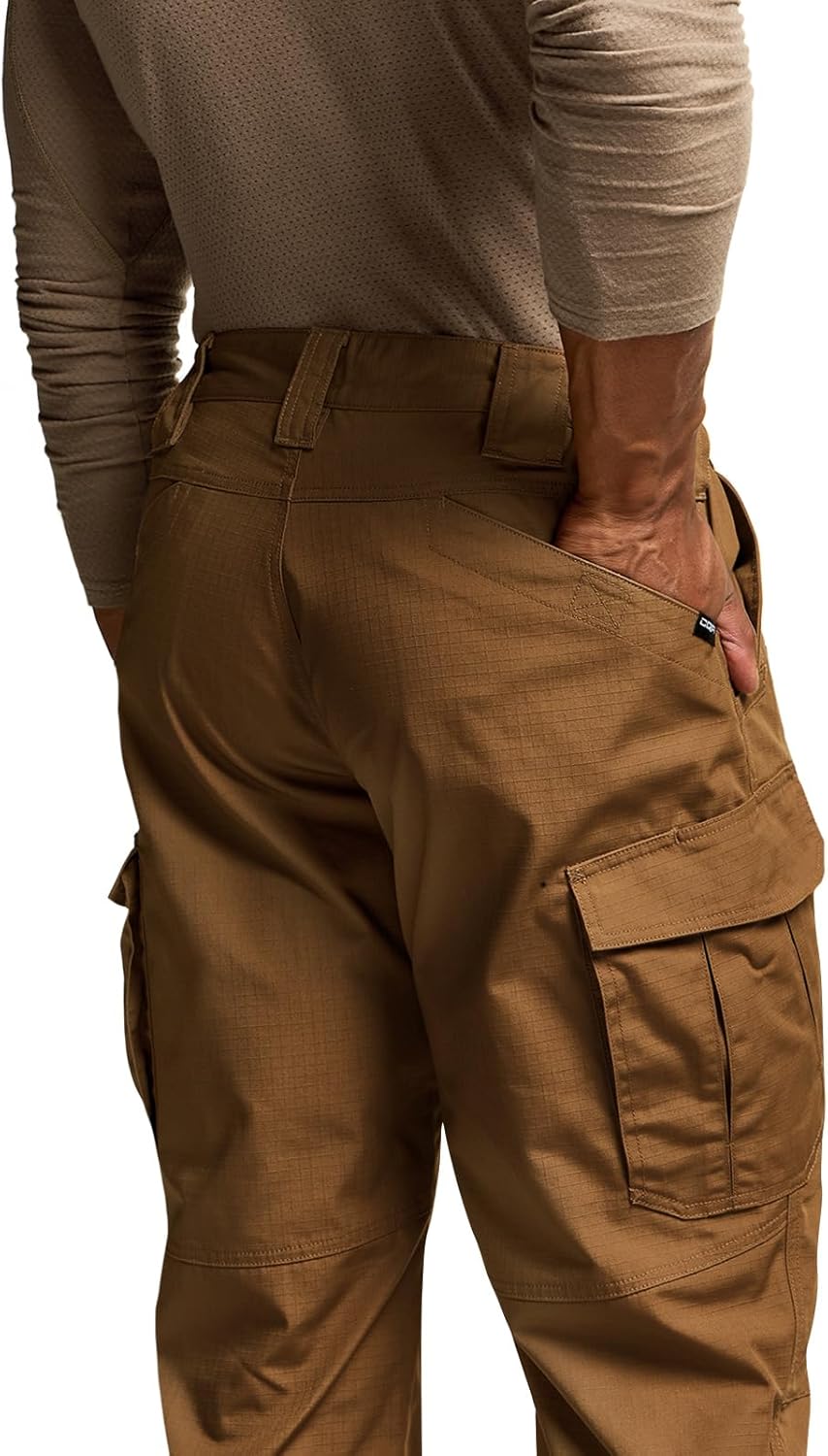 CQR Men's Tactical Pants - Lightweight Water-Resistant Ripstop Cargo Pants for Hiking | EDC Workwear