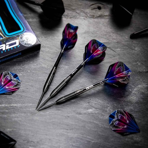 Peter Wright Snakebite 3: 26g Tungsten Darts Set with Flights and Stems