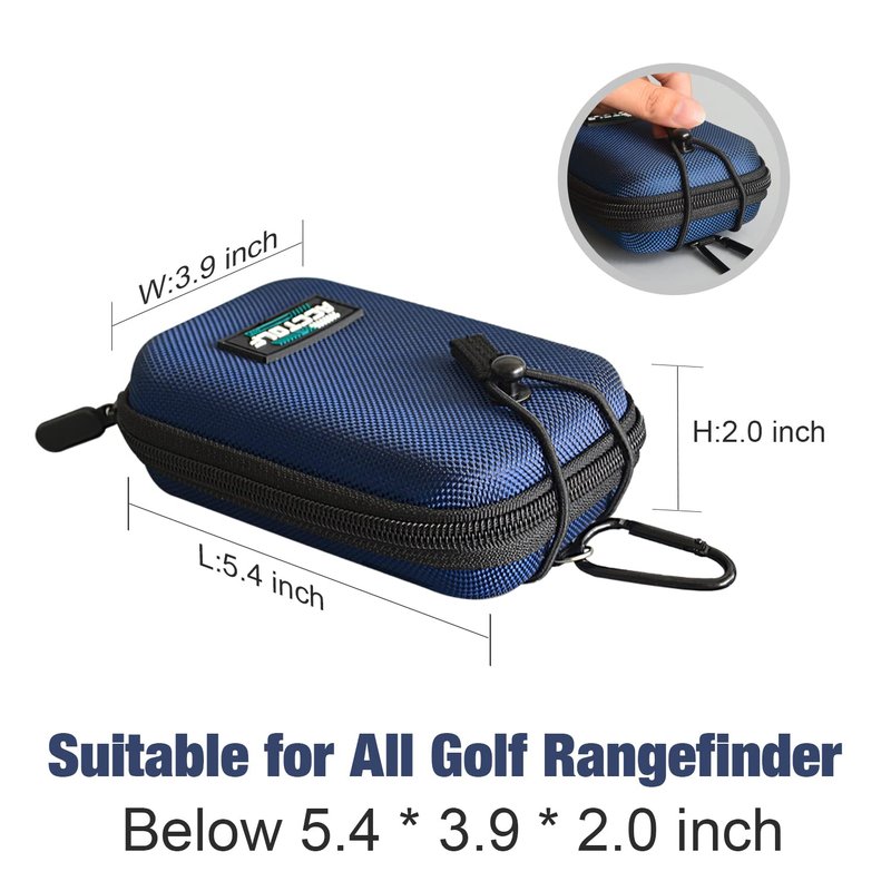 ACCTOLF Golf Rangefinder Hard Shell Case Carrying Bag Compatible with Bushnell V2 V3 V4 V5 Pro X2 Pro XE Or Others Golf Laser Rangefinder