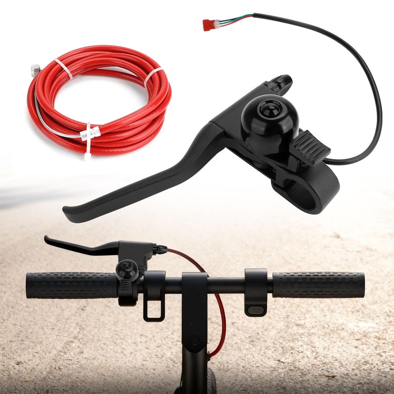 Jerbor Brake Handle Lever with Brake Cable for iScooter i8/i9, Handlebar Lever Parts Brake Assembly Kit, Electric Scooter Replacement for Iscooter