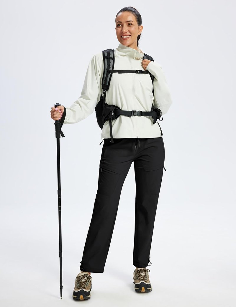 Women's Cargo Hiking Pants - Water Resistant, Lightweight & Quick Dry | Perfect for Travel & Outdoor Work Trips