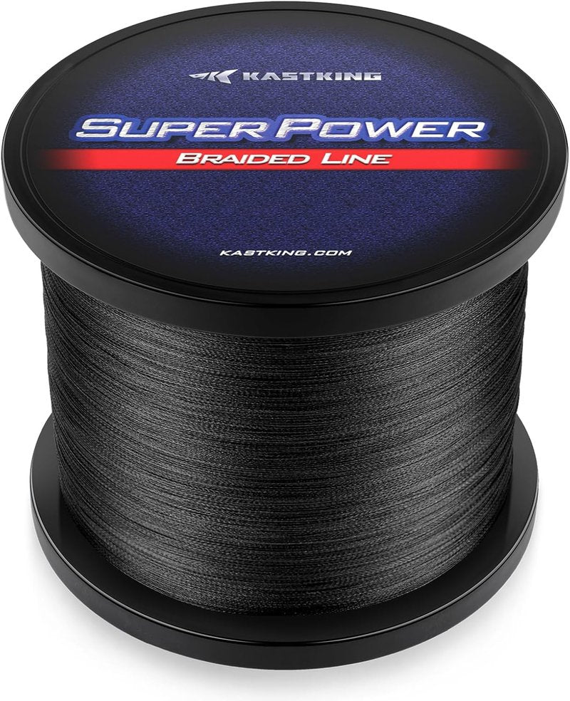 KastKing SuperPower Braided Fishing Line - Zero Stretch, Abrasion Resistant, Smaller Diameter | 300 Yards, Green