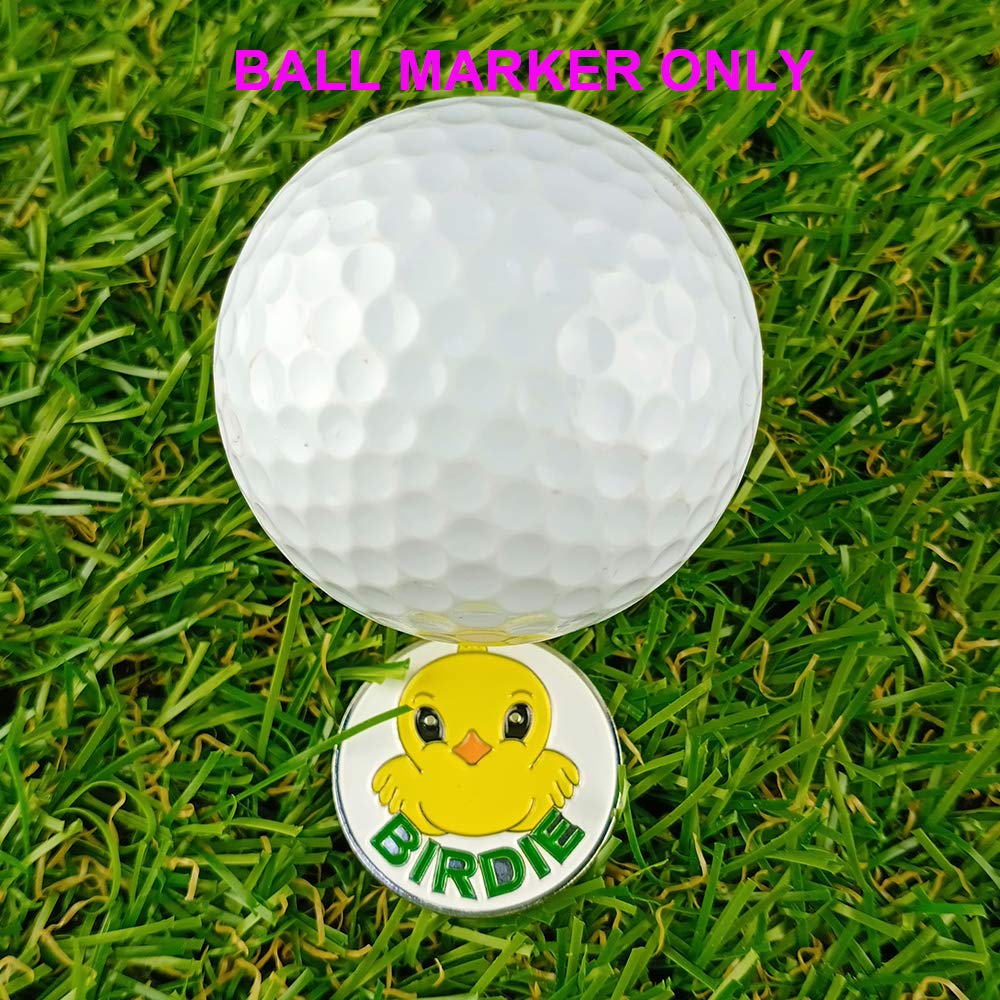 GOLTERS Golf Ball Markers Assorted Patterns Value Pack of 12 Golf Gifts, Golf Cap Clips and Divot Repair Tools Partner Accessories Sets for Men Women Golfer