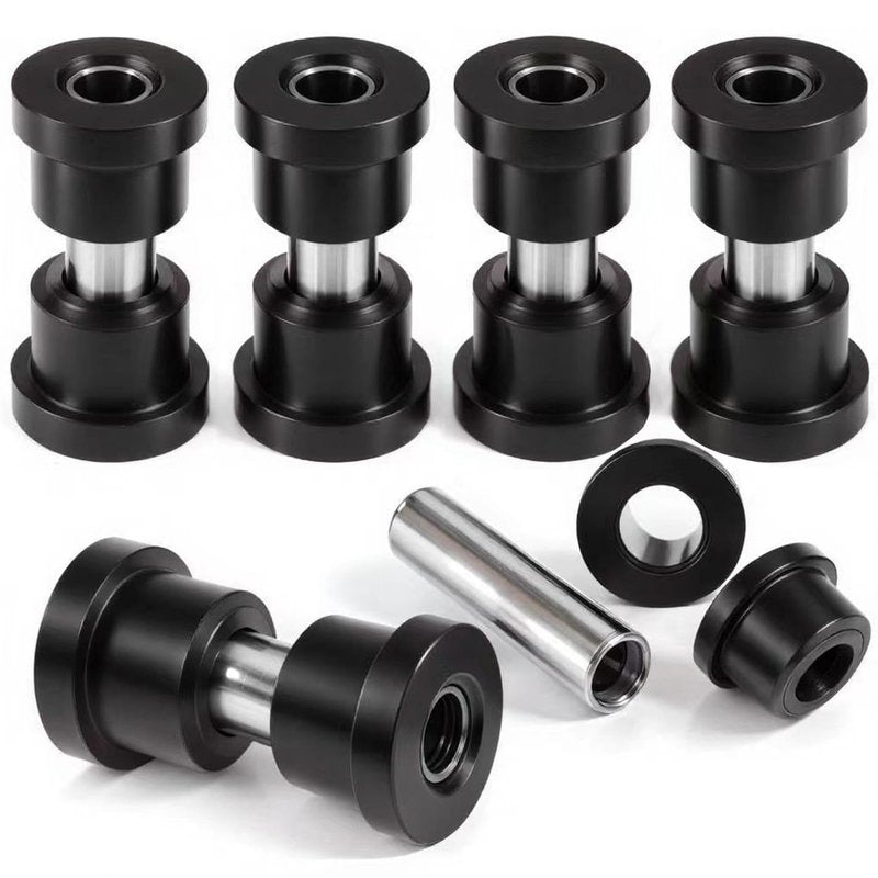 Cartalia Golf Cart Rear Leaf Spring Bushing Kit for 1994-Up EZGO TXT/Medalist and 1981-Up Club Car DS Gas/Electric, Replace Polyurethane Bushing and Sleeves OEM # 70289-G01 70291-G02 1015583 - Black