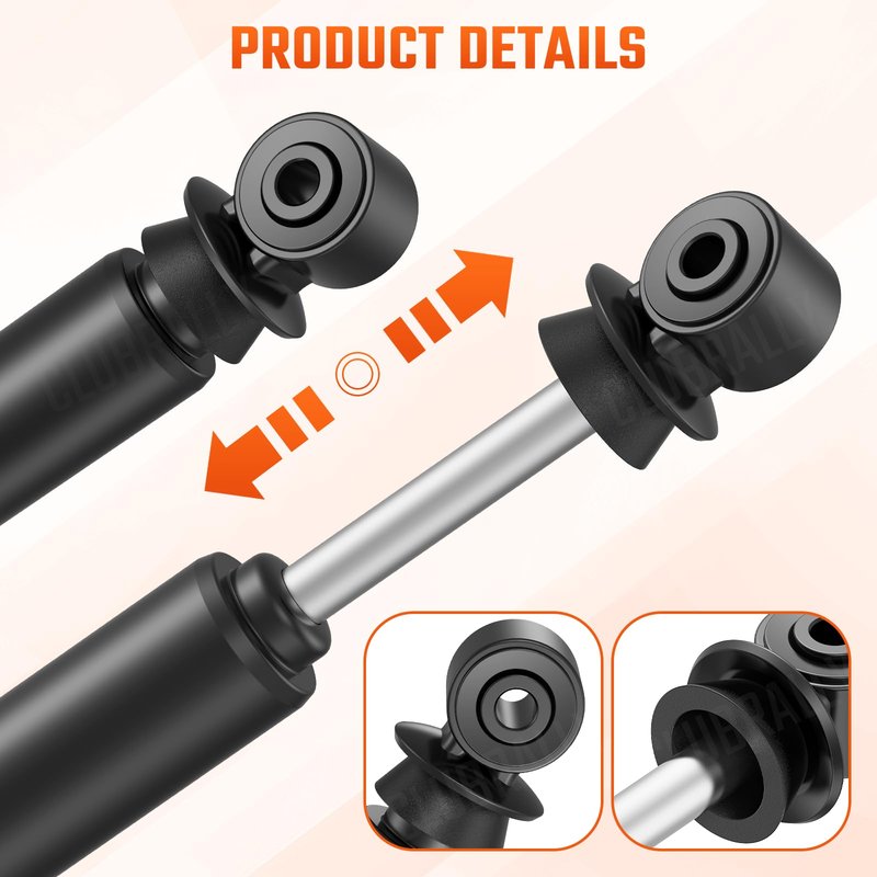 CLUBRALLY Golf Cart Rear Shock Absorbers, RXV Rear Shocks for 2008-2013 EZGO RXV, OEM#603637, 611724