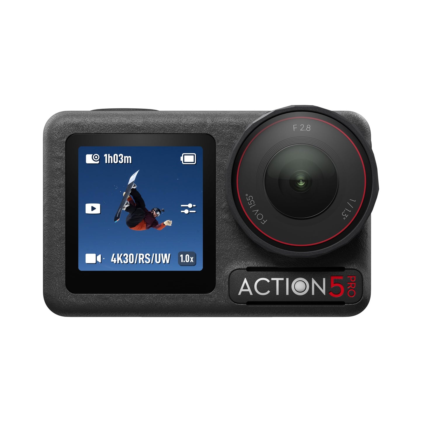 DJI Osmo Action 5 Pro Essential Combo - Action Camera Waterproof with 4K UHD Video, 1/1.3" Sensor, Dual Screens, Stabilization, for Vlogging, Sports & Travel + 32GB Card & 50 Piece Accessory Kit