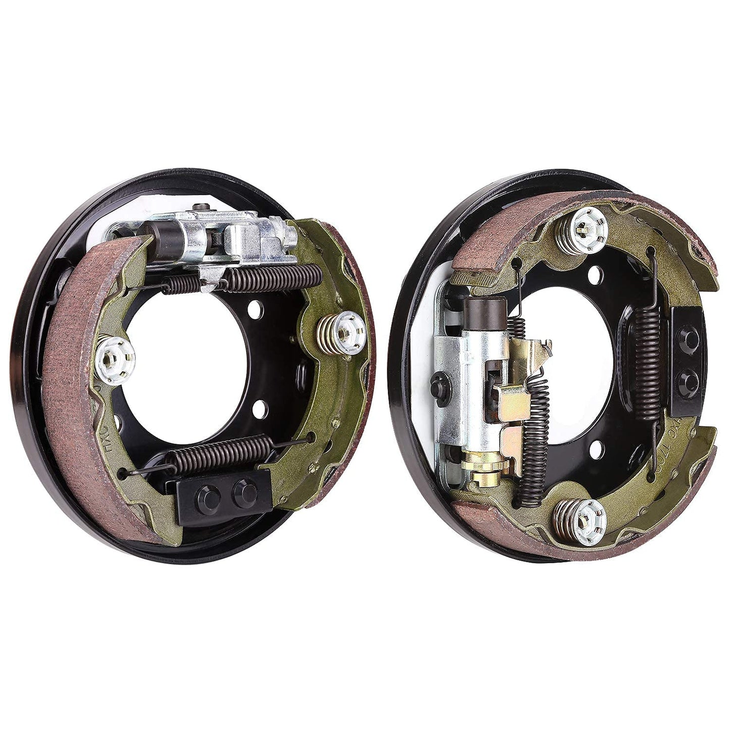 10L0L Golf Cart Brake Assembly with Brake Shoes 2 PCS for EZGO TXT PDS Medalist 1996-up for Yamaha G14 G16 G19 G20 G21 G22 Driver and Passenger Side OEM#70998-G02 70998-G01