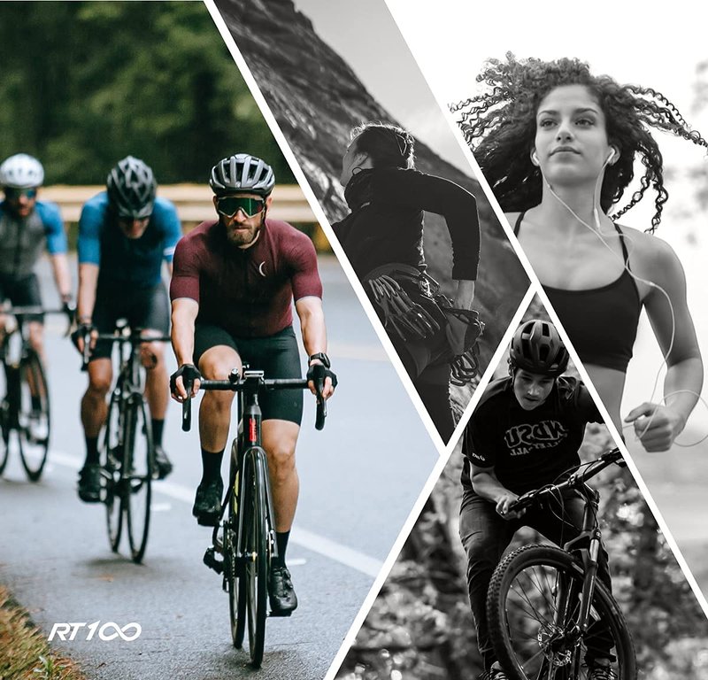 RT100 Frameless wrap around small to medium gold Cycling Sunglasses for Women Men Road biking Triathlon sunglasses Volleyball Running junior Baseball