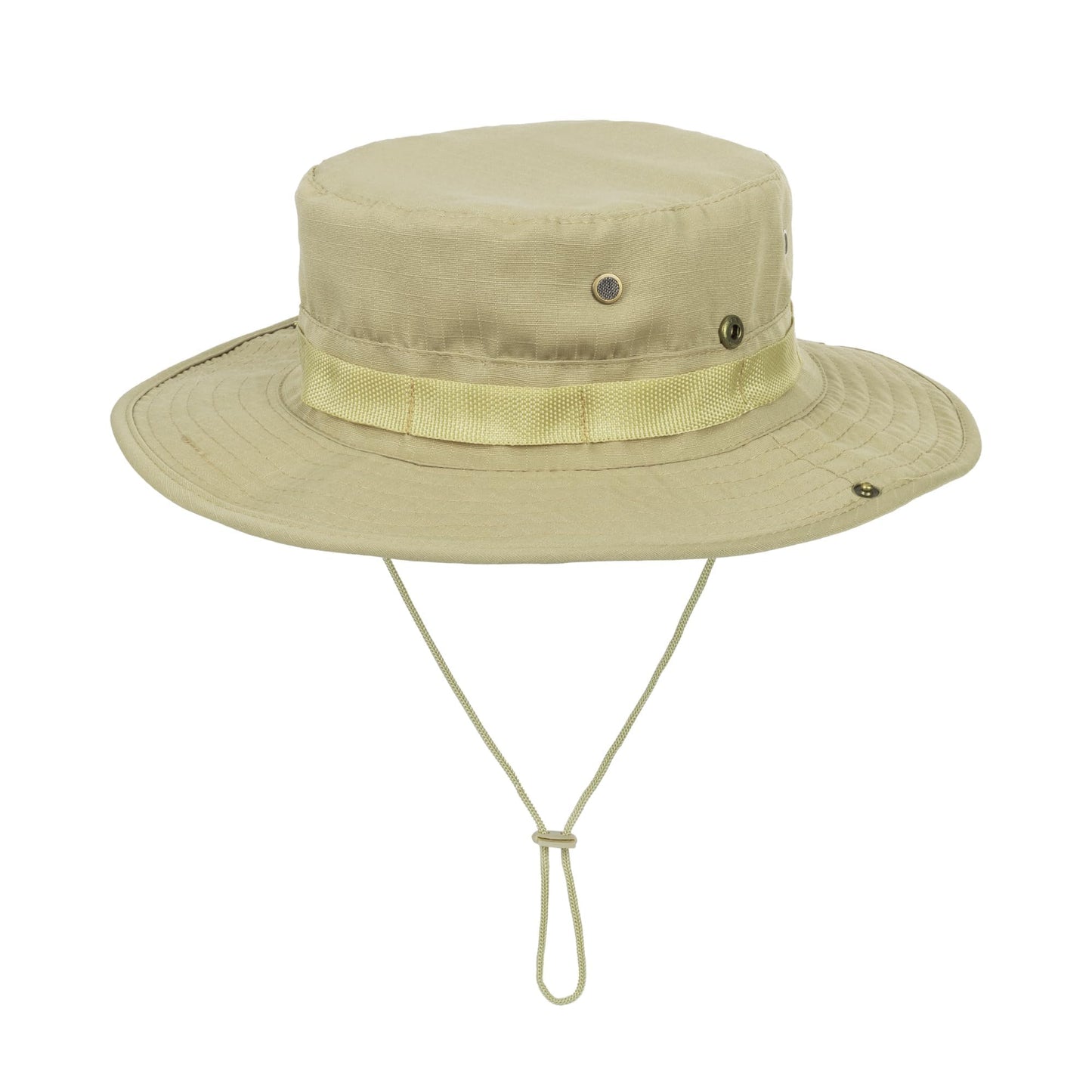 Summer Sun Hats for Men-Women Outdoor UV Protection Fishing Hat Foldable Boonie Hat Hiking Beach Hat Khaki Beige