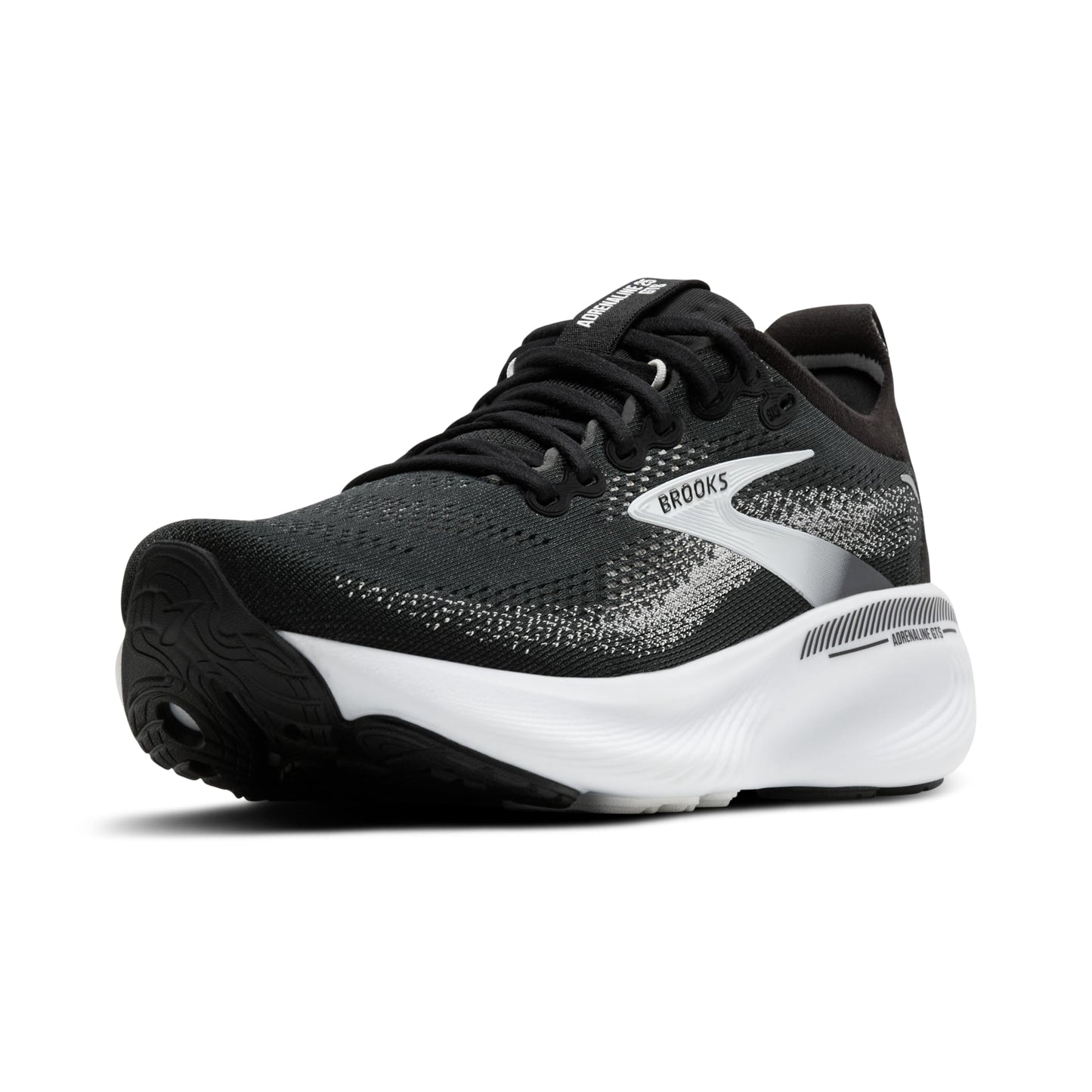 Brooks Women’s Adrenaline GTS 25 Supportive Running & Walking Shoe - Black/Grey/White - 9.5 X-Wide