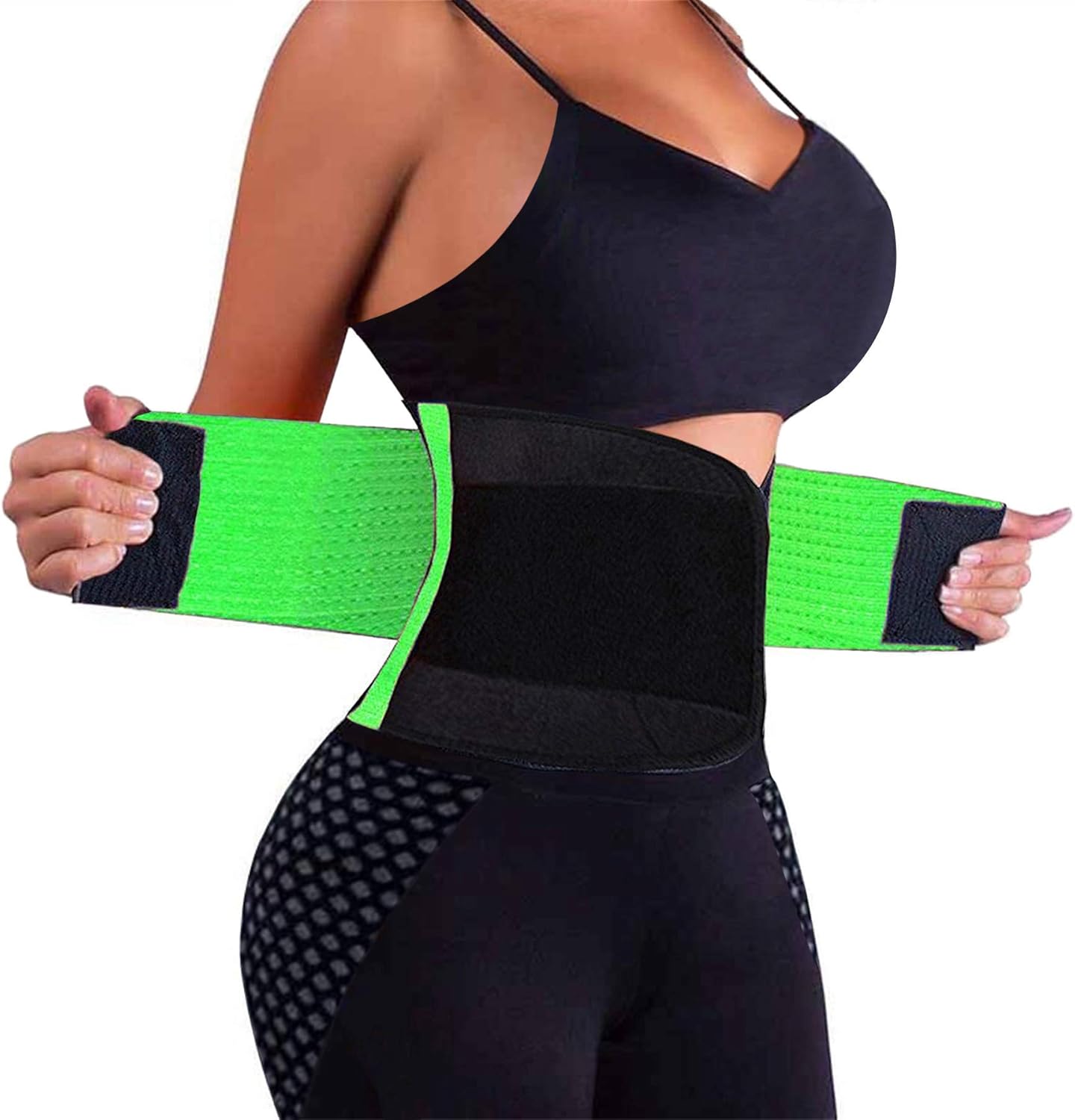 VENUZOR Waist Trainer Belt for Women - Slimming Waist Cincher Trimmer - Comfortable Sport Girdle | Adjustable Size