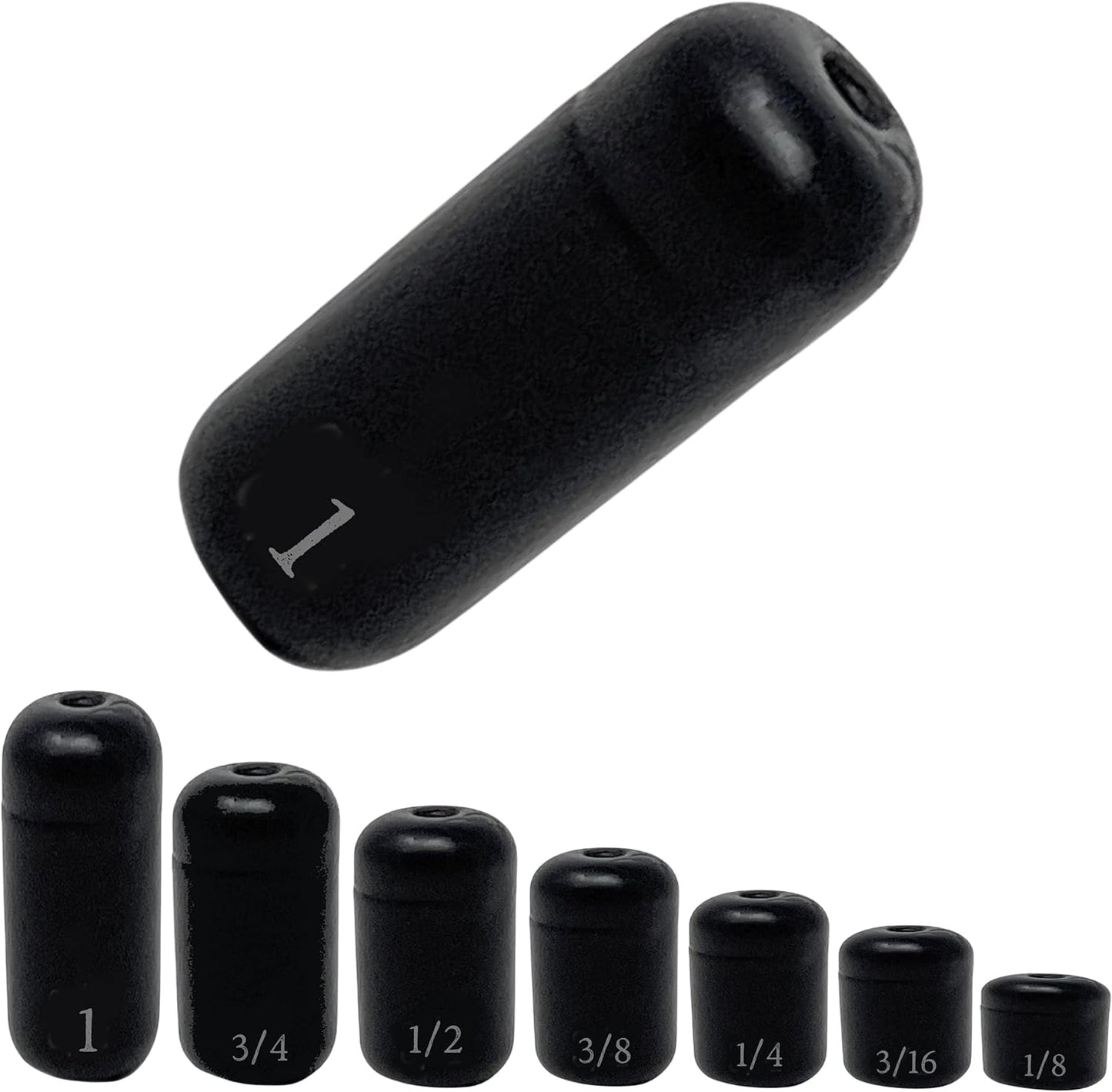 Tungsten Barrel Weights for Carolina Rig Bass Fishing - Egg Shaped Sinkers | Freshwater & Saltwater, Size Stamped