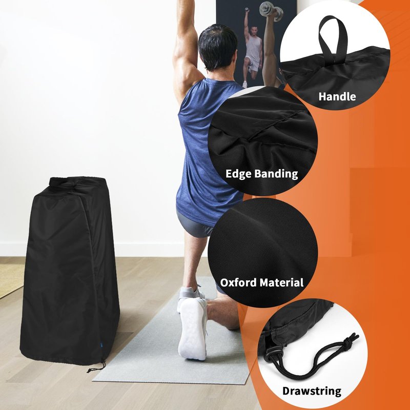 Xxerciz Dumbbell Rack Cover for A-Frame Dumbbell Weight Rack, Portable Dustproof Waterproof Anti-scratch Protective Case for Home Gym Dumbbell Rack