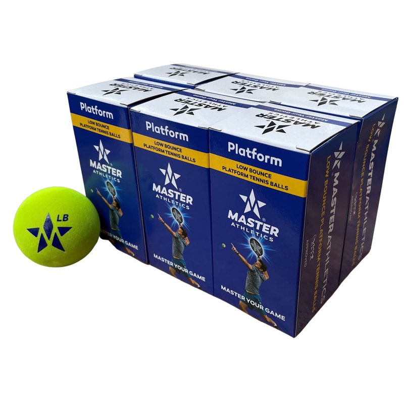 Master Athletics Low Bounce Platform Tennis Balls (Dozen - 12 Balls)