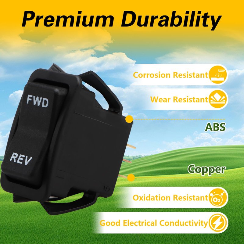 KPALAG Forward Reverse Rocker Switch Compatible with EZGO TXT PDS Electric 2003-up, Electric TXT 2-Current, 4/6-Passenger Shuttle, ST Express, ST Sport Replace#: 74323-G01