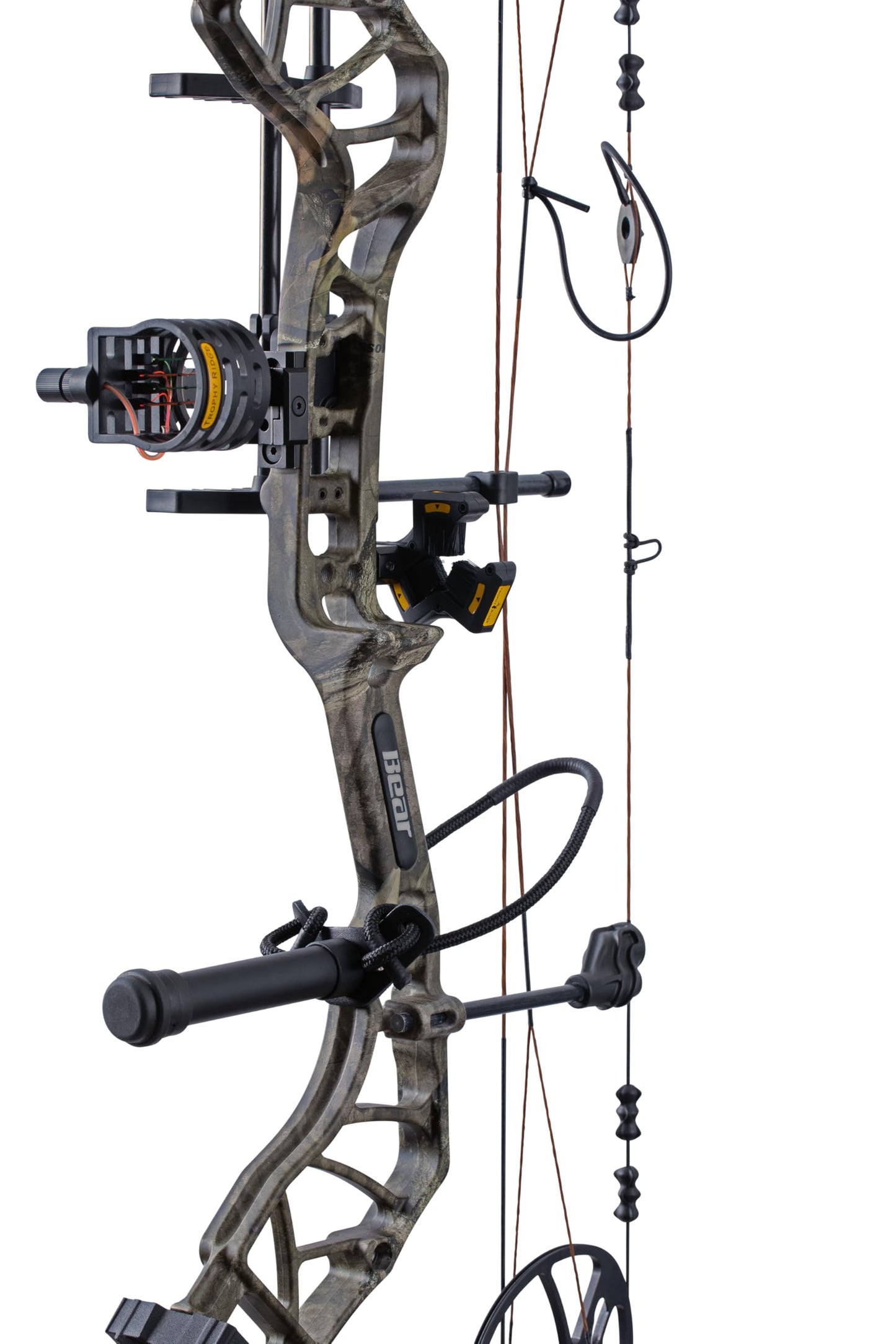 Bear Legit Maxx Ready to Hunt Compound Archery Bow, 70lb. Draw Weight, Right Hand, Mossy Oak Roots/Black