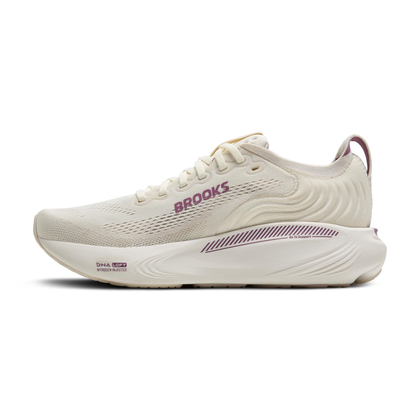 Brooks Women’s Adrenaline GTS 25 Supportive Running & Walking Shoe - Coconut/Argyle - 7.5 Medium