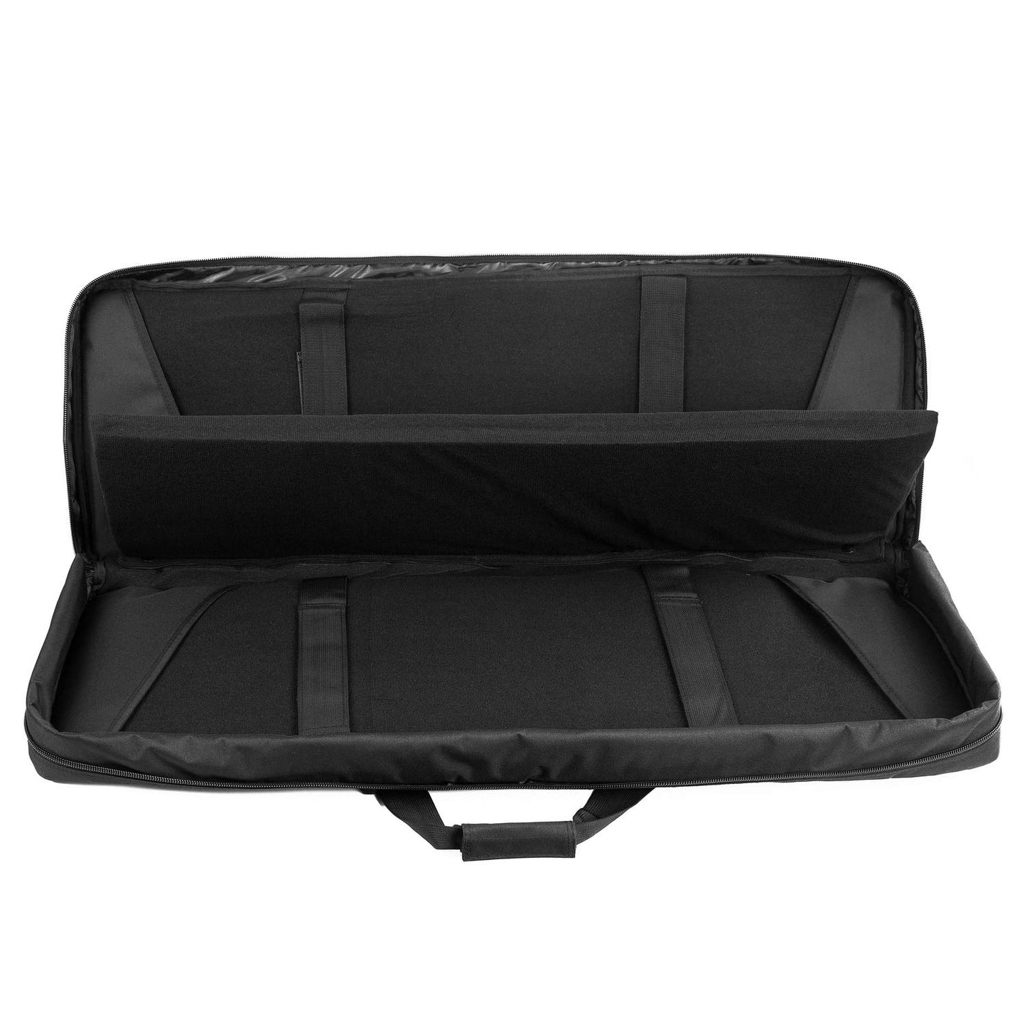 ZSearARMY Double Rifle Bag Firearm Transportation Long rifle Case Outdoor GUN Cases Water Dust Resistant Gun Bag for Tactical, Hunting, training, CS,Available Length in 38" Black